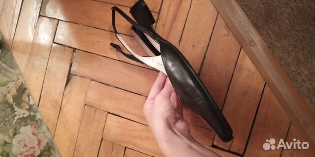 Лодочки кожа 39 белые и черные