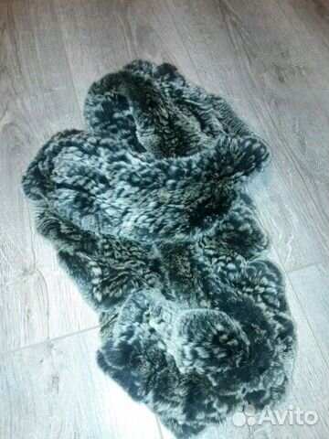 Шарф из шиншиллы
