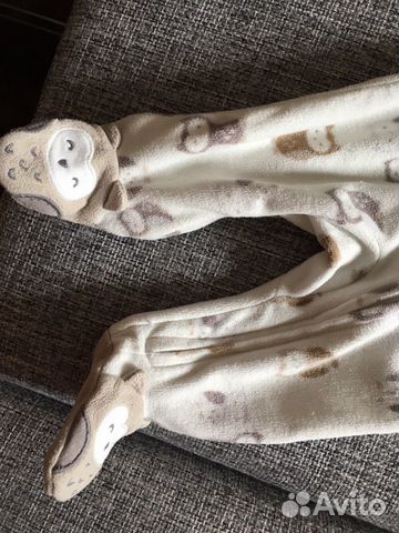 Комбинезон флисовый Carter s 50-62. Поддёва