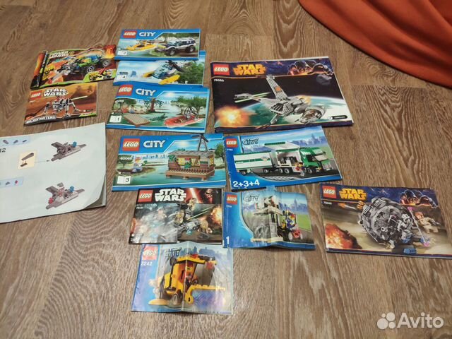 Lego 2.8кг + Лего 6,1кг, наборы 60068,75050