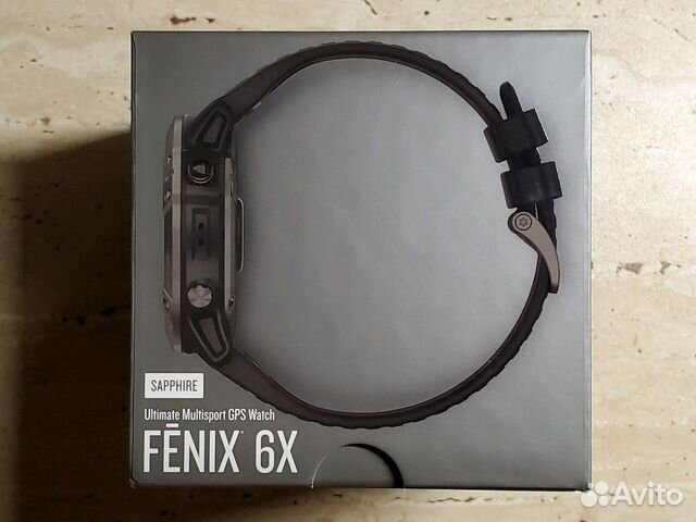 Часы Garmin Fenix 6x Sapphire Carbon 2г офиц.гаран