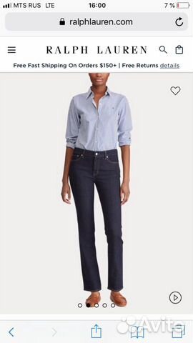 Новые джинсы Ralph Lauren Новые джинсы Ralph Lauren