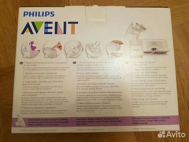 Молокоотсос электрический Avent Philips Молокоотсос электрический Avent Philips