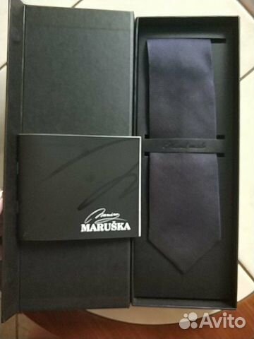 Галстук мужской однотонный в подарочной упаковке Н