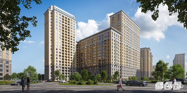 2-к квартира, 67.7 м², 8/23 эт.