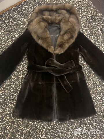 Шуба норковая blackglama с баргузинским соболем Шуба норковая blackglama с баргузинским соболем