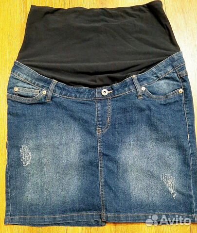 Юбка джинсовая для беременных Юбка джинсовая для беременных