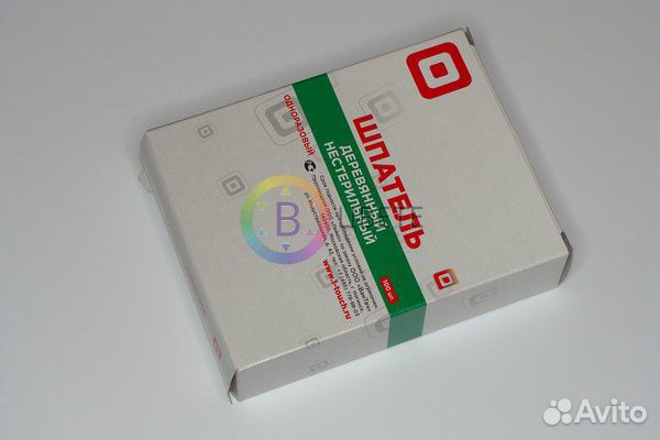 Шпатель деревянный Эконом в коробке 100 шт