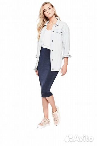 Guess юбка-карандаш металлик новая Guess юбка-карандаш металлик новая
