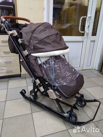 Санки-коляска ника детям 7-8