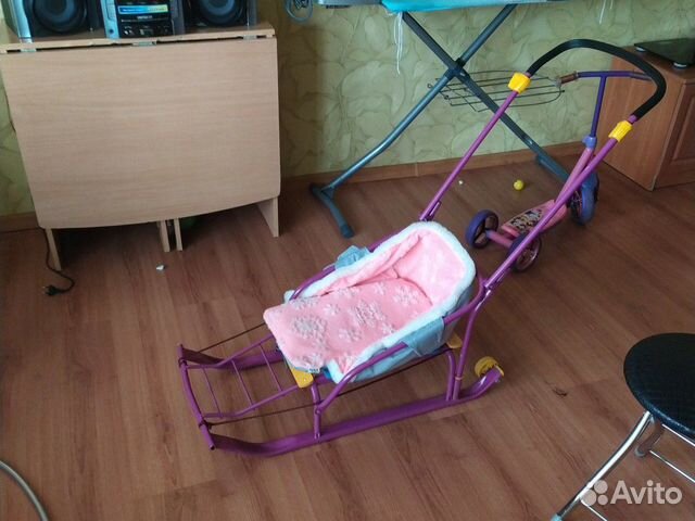 Коляска санки