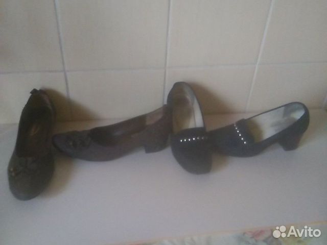 Туфли натураль.замша р37 две пары Италия, Бразилия