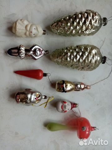 Редкие винтажные ёлочные игрушки