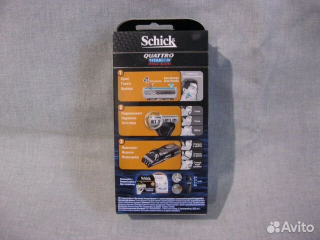 Станок Schick Quattro Titanium Precision Станок Schick Quattro Titanium Precision