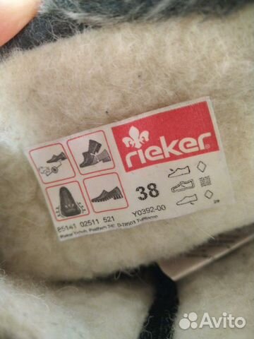 Сапоги женские зимние Rieker, 38 Сапоги женские зимние Rieker, 38