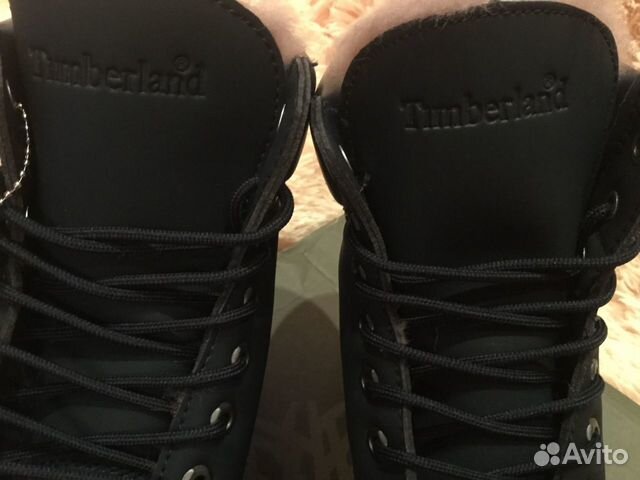 Новые ботинки Timberland нат нубук/ мех
