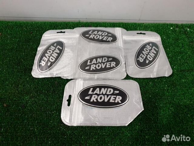 Эмблема решетки радиатора land rover черная Disco