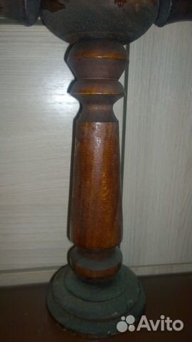 Подсвечник ручной работы из дерева