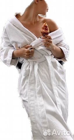Халат белый махровый новый, все размеры Халат белый махровый новый, все размеры