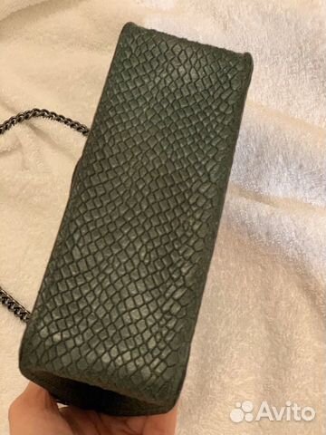 Сумка кроссбоди из натуральной кожи. Дракон