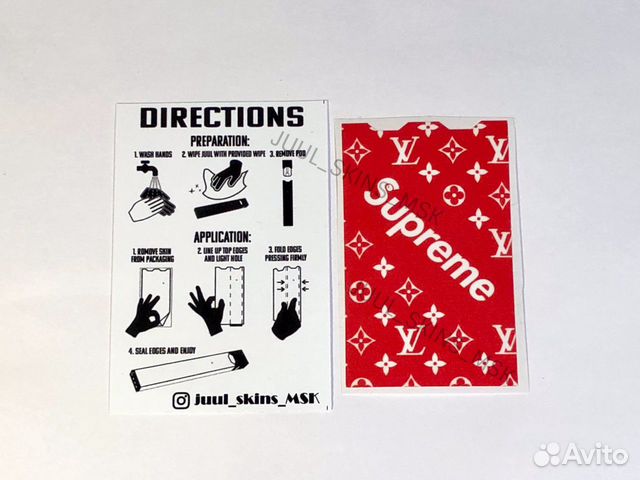 Supreme juul skin (Суприм обложка на Джул)