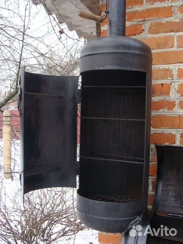 Мангал из газовых баллонов (смокер) 3 в 1
