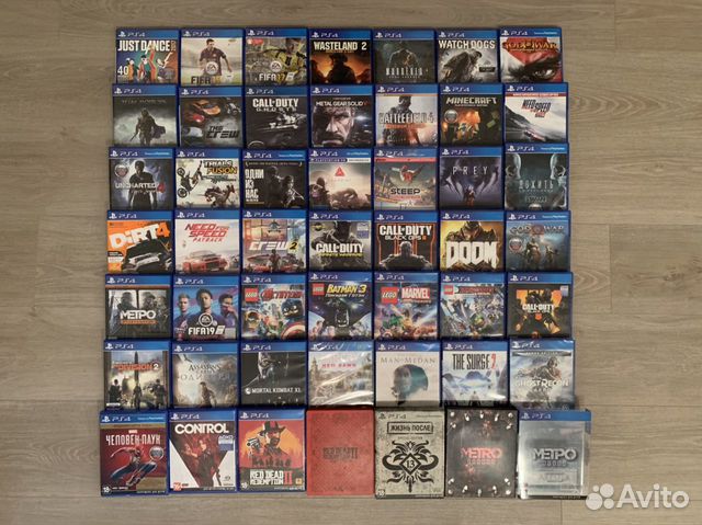 Топовый набор игр для PS4