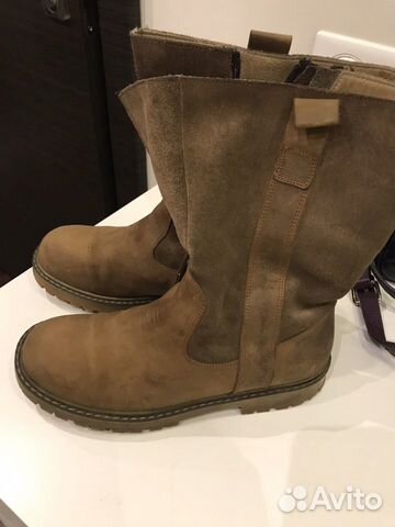 37/38р 24 см Зима Нат замша/Нат мех Happy Step