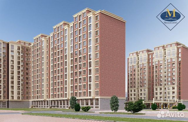 2-к квартира, 68.5 м², 11/12 эт.