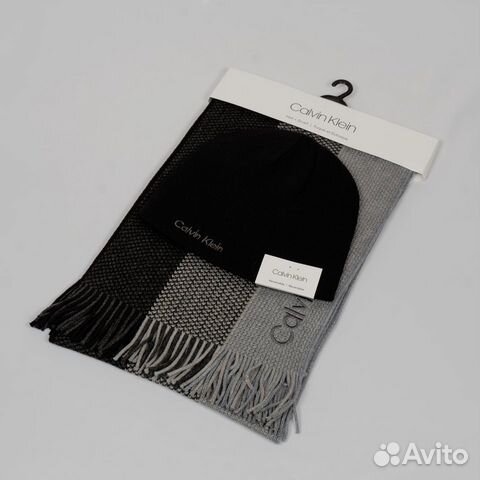 Фирменный комплект (Шапка + Шарф) Calvin Klein
