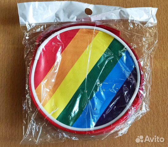 Радужный кошелёк-косметичка