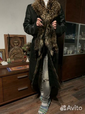 Дублёнка из натуральной кожи овчина с шикарным ено Дублёнка из натуральной кожи овчина с шикарным ено