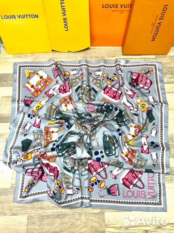 Новый женский шёлковый платок Louis Vuitton Новый женский шёлковый платок Louis Vuitton