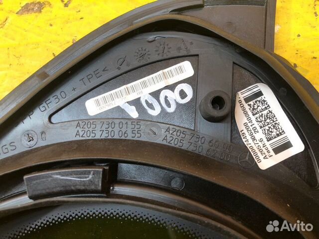 Стекло двери заднее правое Mercedes C-Classe W205 Стекло двери заднее правое Mercedes C-Classe W205