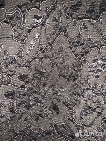 Новое серое кружевное Платье AMN Lusio, S, 42
