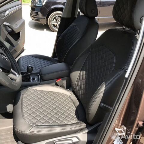 Чехлы Ромб на Skoda Kodiaq Чехлы Ромб на Skoda Kodiaq