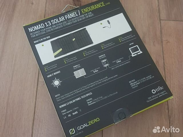 Goal zero nomad 13 солнечная панель