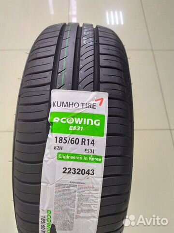 Летние шины R14 185 60 14 Kumho ES31