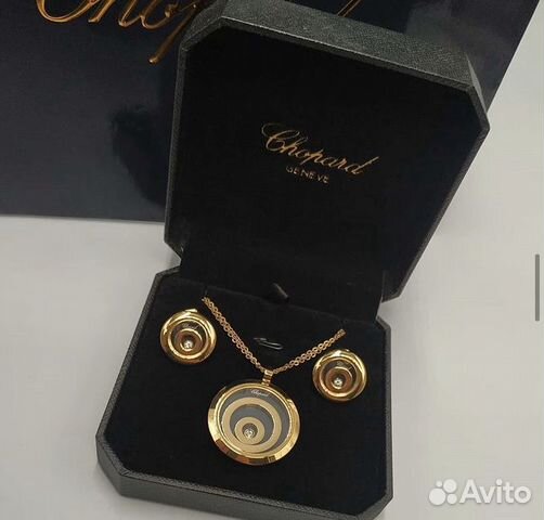 Комплект серьги цепь Chopard Комплект серьги цепь Chopard