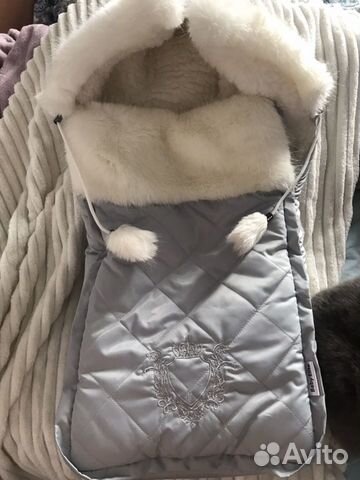 Конверт в коляску зимний
