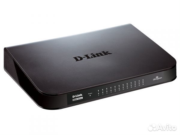 Коммутатор D-Link DGS-1024A гигабитный 24 порта