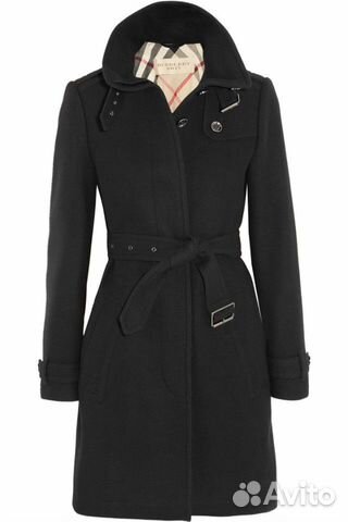 Пальто Burberry Brit 44 размер черное Пальто Burberry Brit 44 размер черное