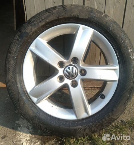 Оригинальные литые диски VW, Audi, с резиной Оригинальные литые диски VW, Audi, с резиной