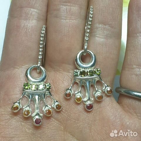 Серьги корона Серьги корона
