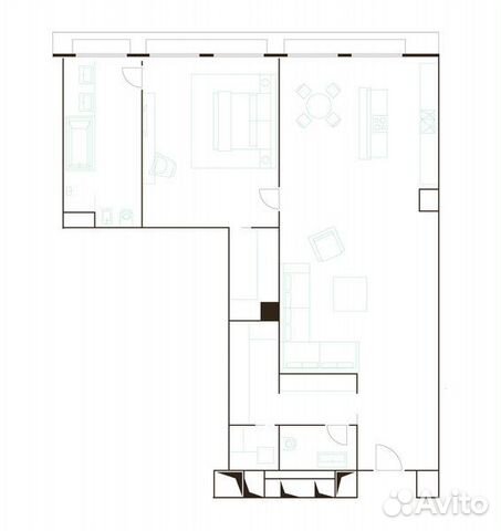1-к квартира, 137.4 м², 2/5 эт. 1-к квартира, 137.4 м², 2/5 эт.