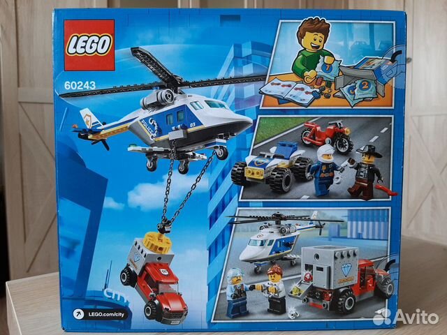 Lego City 60243 Погоня на полицейском вертолёте Lego City 60243 Погоня на полицейском вертолёте