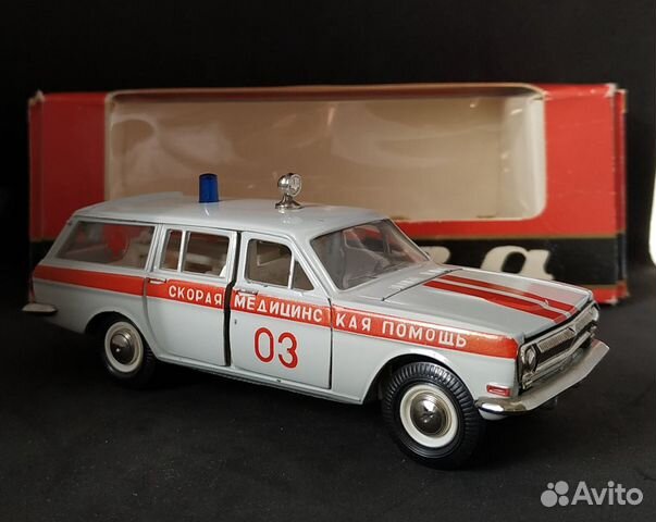 Газ-24-02 скорая помощь, СССР, 1:43 Газ-24-02 скорая помощь, СССР, 1:43