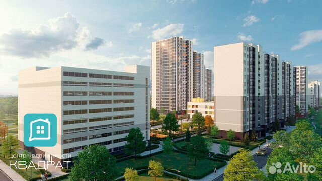 2-к квартира, 51.6 м², 1/25 эт.
