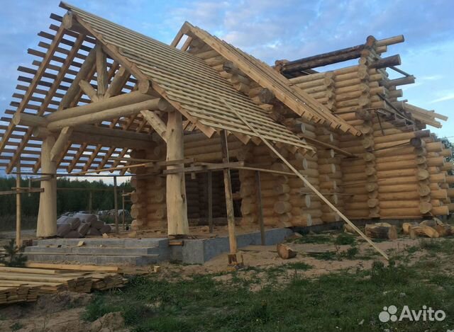 Сруб дома