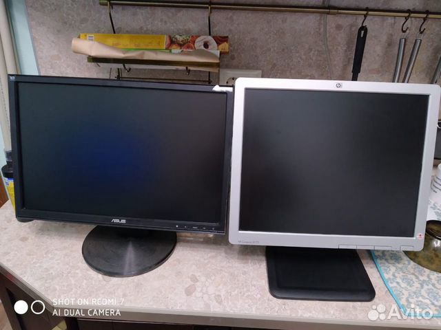 Мониторы asus и hp